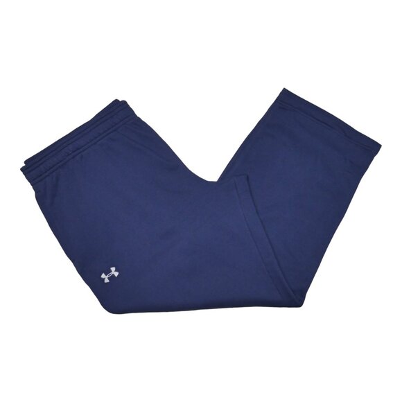 UNDER ARMOUR Men's Fleece Sweatpants Size 4XL Thermal Coldgear Navy Blue NWT - Picture 6 of 9